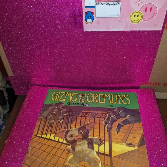1984 Gremlins Story Books 1-3 and 5 with Record, No Scratches on record - Picture 6 of 16